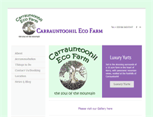 Tablet Screenshot of carrauntoohilecofarm.com